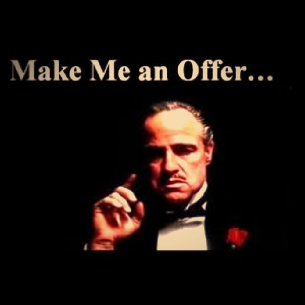 Make me an offer I can't refuse!! 👍💎💰👕